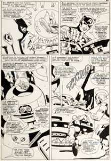 Kane, Gil | Gil Kane Tales of Suspense #88 Story Page 5 Captain America Original Art (Marvel, 1967).... | Heritage