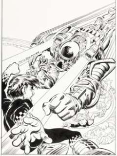 Potts, Carl - Carl Potts, Jon Bogdanove, and Hilary Barta Power Pack #39 Cover Original Art (Marvel, 1988)....