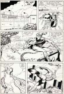 Spiegle, Dan - Dan Spiegle and Vince Colletta Spider-Man and His Amazing Friends #1 Story Page 18 Original Art (Marvel, 1981)....