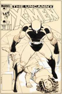 Romita Jr., John - John Romita Jr. Uncanny X-Men #177 Cover Original Art (Marvel, 1984)....