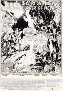 Giffen, Keith - Keith Giffen and Bruce Patterson Legion of Super-Heroes #289 Splash Page 1 Original Art (DC, 1982)....