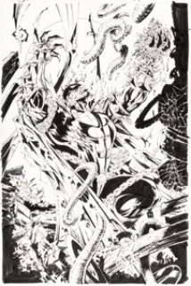 Daniel, Tony - Tony Daniel and Kevin Conrad Spawn #48 Splash Page 17 Original Art (Image, 1996)....