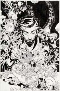 Bachalo, Chris - Chris Bachalo and Tim Townsend Doctor Strange #20 Cover Original Art (Marvel, 2017). ...