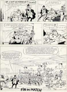 Nic Broca Spirou et Fantasio, Allez Champignac ! Intégrale #12 1980-1983 Story Page 27 Original Art (Les Intégrale...