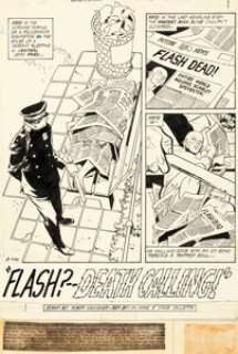 Gil Kane And Vince Colletta | The Flash #199 Complete 16-Page Story Original Art (DC, 1970).... (Total: 16 Original Art) | Heritage