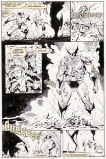 Marc Silvestri, Dan Green, Hilary Barta and Tom Palmer - Wolverine #50 Story Page 35 Original Art (Marvel, 1992).