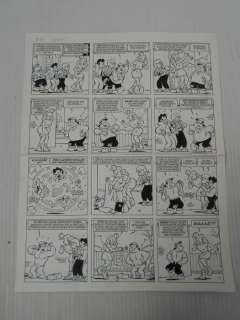 Fornés, Juan & Nebot, Josep (Spanish Studio) | Fornés, Juan & Nebot, Josep (Spanish studio) - Originele pagina - Sjors en Sjimmie - gag #234 - "Canto" - (1985) | Catawiki