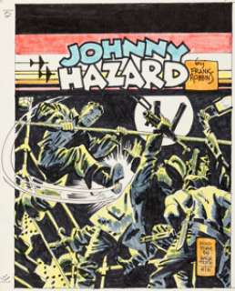 Alex Toth - Johnny Hazard Quarterly #4 Cover Preliminary Original Art (Dragon Lady Press, 1987).