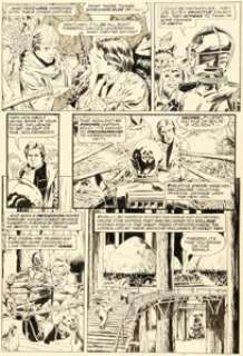 Al Williamson, Dave Stevens, and Carlos Garzón - Star Wars: Return of the Jedi #3 Story Page 12 Original Art (Marvel, 1983).