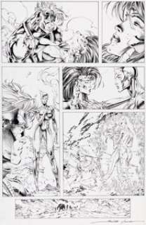 Jim Lee and Scott Williams WildC.A.T.S: Covert Action Teams #6 Story Page 11 Original Art (Image, 1993)