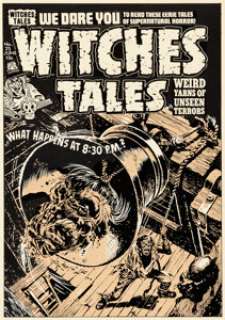 Warren Kremer Witches Tales #25 Cover Original Art (Harvey, 1954). | Heritage