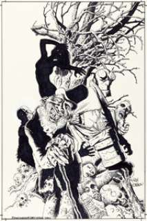 Richard Corben Hellboy: The Crooked Man #3 Cover Original Art (Dark Horse, 2008).