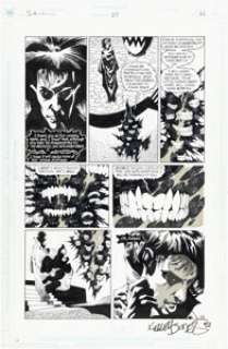 Kelley Jones and Dick Giordano Sandman #27 Story Page 15 Original Art (DC, 1991).