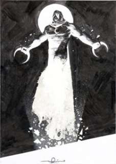 Gerardo Zaffino Moon Knight #1 Variant Cover Original Art (Marvel, 2021).