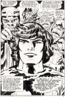 Jack Kirby and Mike Royer The Eternals #8 Story Pages 3-4 Original Art (Marvel, 1977). (Total: 3 Items)