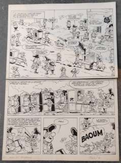 Remacle, Marcel - Planche originale - Le Vieux Nick et Barbe-Noire T7 - Aux mains des Akwabons - (1964) | Catawiki