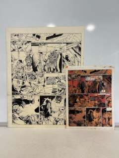 Michetz | Michetz, Marc - Planche originale - Kogaratsu + Mise en couleur & cello noir | Catawiki