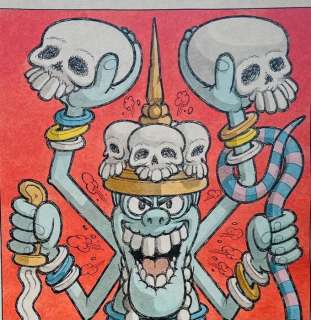 Jacovitti, Benito | Jacovitti, Benito - Illustrazione originale "Il Salgarone" - (1976) | Catawiki