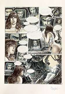 Paolo Eleuteri Serpieri | Serpieri, Paolo Eleuteri - Original page - Druuna "Aphrodisia" - Page volante - (1997) | Catawiki