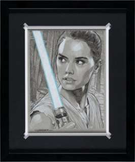 Randy Martinez - Rey Skywalker Painting Original Art. | Heritage
