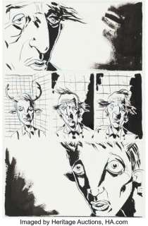 Jeff Lemire Sweet Tooth #8 Story Page 15 Original Art (DC/Vertigo, 2010).