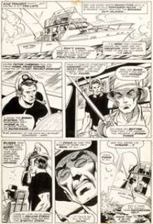 Dave Cockrum and Sam Grainger The X-Men #98 Professor X Story Page 9 Original Art (Marvel, 1976).