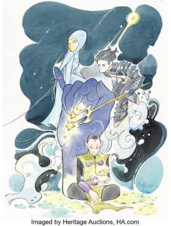 Peach Momoko A.X.E.: Judgment Day #6 Variant Cover Original Art (Marvel, 2022). (Total: 3 Items) | Heritage