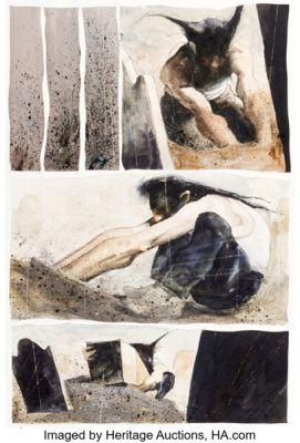 Kent Williams Havok and Wolverine: Meltdown #4 Story Page 44 Original Art (Marvel, 1989). | Heritage