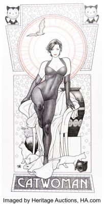 Frank Cho Catwoman #75 Variant Cover Original Art (DC, 2025). | Heritage