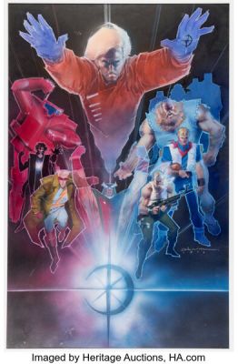 Bill Sienkiewicz New Universe Promotional Painting Original Art (Marvel, 1986). | Heritage