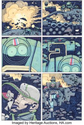 Mike McMahon The Last American #4 Story Page 7 Original Art (Marvel/Epic, 1990). | Heritage