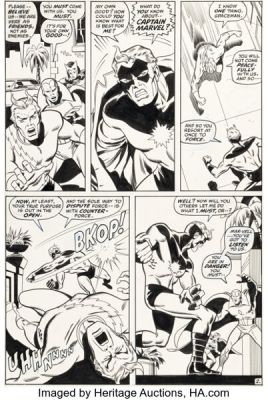 Sal Buscema and Sam Grainger The Avengers #89 Story Page 2 Original Art (Marvel, 1971). | Heritage