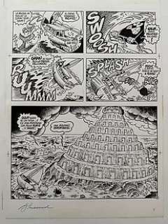 Sommacal, Giorgio - Tavola originale - Cattivik “In Paradiso” | Catawiki