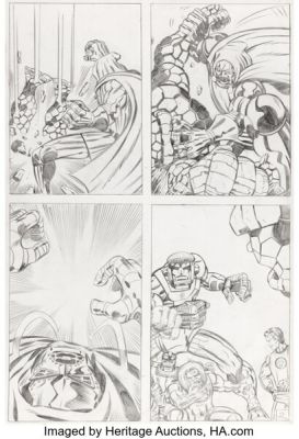 Barry Smith - Fantastic Four Dr. Doom Sample Story Page 2 Original Art (1968). | Heritage