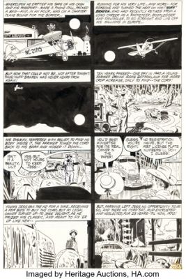 Alex Toth Hot Wheels #5 Story Page 4 Original Art (DC, 1970). | Heritage