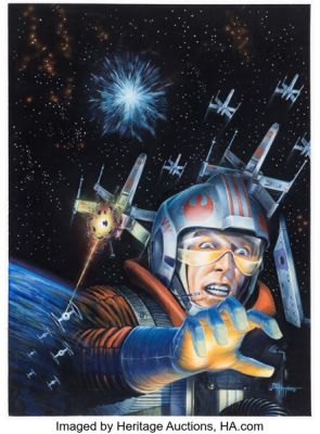 John Higgins Star Wars Weekly #166 Cover Painting Original Art (Marvel UK, 1983).