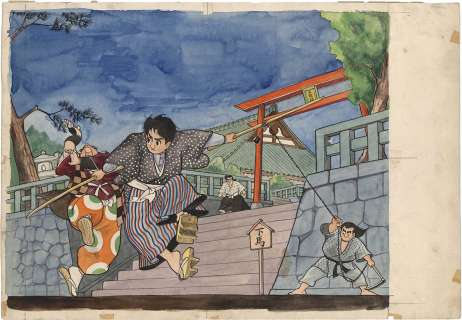 Yoshiteru Takano Hand-Drawn Color Manuscript "Bokto-kun" | Mandarake (Big Web)