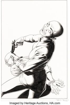 Brian Bolland The Invisibles #12 Cover Original Art (DC/Vertigo, 1998).