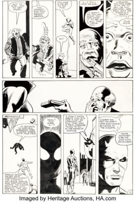 Greg LaRocque and Mike Esposito Marvel Team-Up #141 Spider-Man Black Costume Story Page 21 Original Art (Marvel, 1984). | Heritage