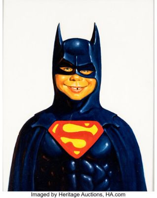 Richard Williams MAD #289 Batman Cover Original Art (EC, 1989).