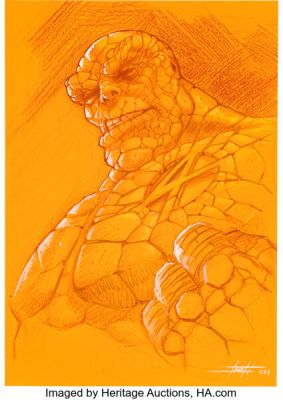 Luca Strati - The Thing Illustration Original Art (2021). | Heritage