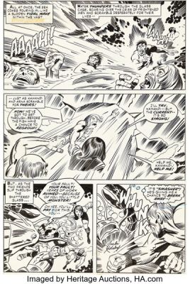 Jack Kirby and Mike Royer Kamandi, The Last Boy on Earth #39 Story Page 17 Original Art (DC, 1976). | Heritage