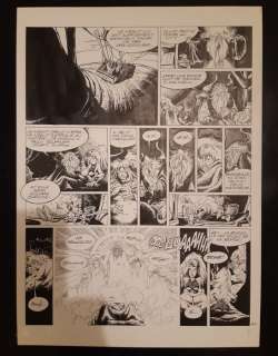 Crisse | Crisse - Planche originale - L’Épée de Cristal T1 - Le Parfum des Grinches - (1997) | Catawiki