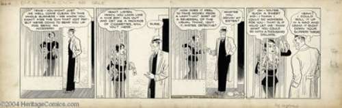 Chester Gould - Dick Tracy Daily Comic Strip Original Art, dated 12-12-31 (The Chicago Tribune, 1931). Hold onto - | Heritage