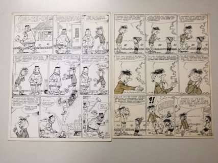 Buth | Buth - 2x Originele pagina - Thomas Pips - Sport en Spel - (1964/1965) | Catawiki