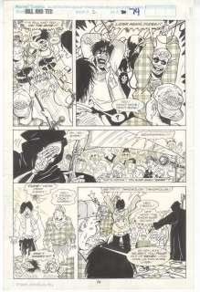 Evan Dorkin - Bill and Ted Bogus Journey #1 pg 74 Original Comic Art
