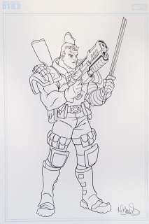 Mark Brooks - Cable | ComicSketchArt