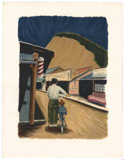 Yoshiharu Tsuge Color Copperplate Print "Dream Walk" | Mandarake (Big Web)