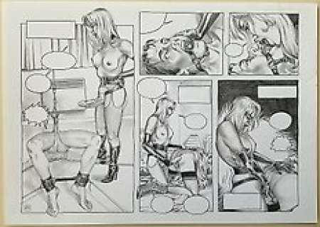Xavier Duvet - TransFrancisco tome 1 - Planche originale de bande dessinėe de Xavier Duvet - Exemplaire unique - (1999)