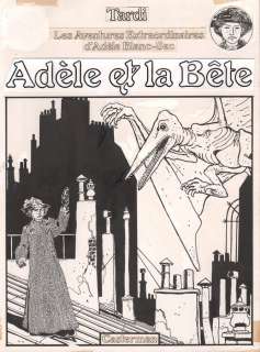 Tardi - Adèle Blanc-Sec, illustration Ã  l‘encre de…